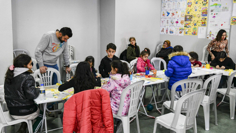 Depremzede Çocuklara Ankara'da Psikolojik Destek Veriliyor