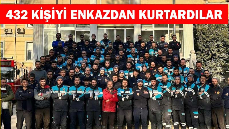 Ankara Büyükşehir 432 Kişiyi Enkaz Altından Kurtardı