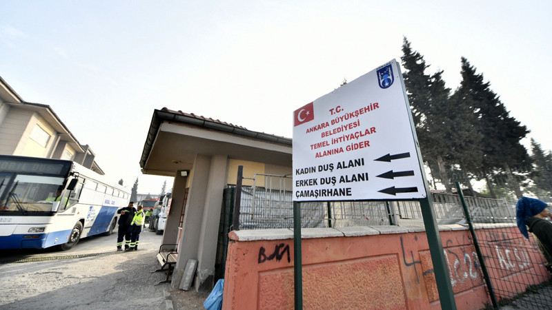 Ankara Büyükşehir'in Duş Alanları Hizmete Girdi