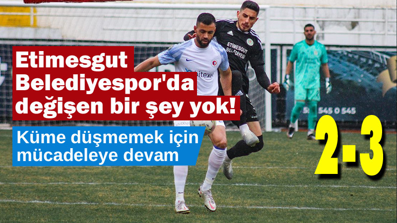 Etimesgut Belediyespor Fethiyespor'a 3-2 Mağlup Oldu