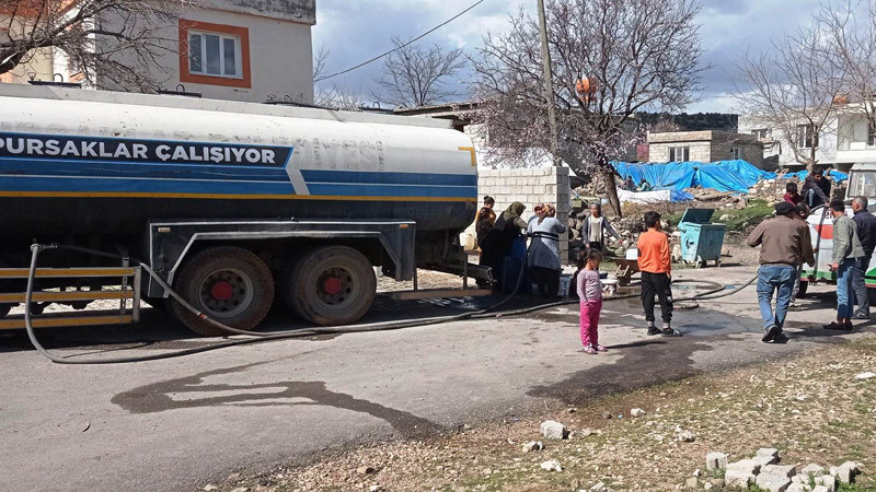 Pursaklar Belediyesi, Pazarcık'ın Su İhtiyacını Karşılıyor