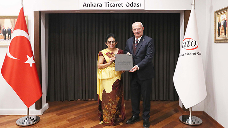 Sri Lanka Büyükelçisi ATO Üyelerini Yatırıma Davet Etti