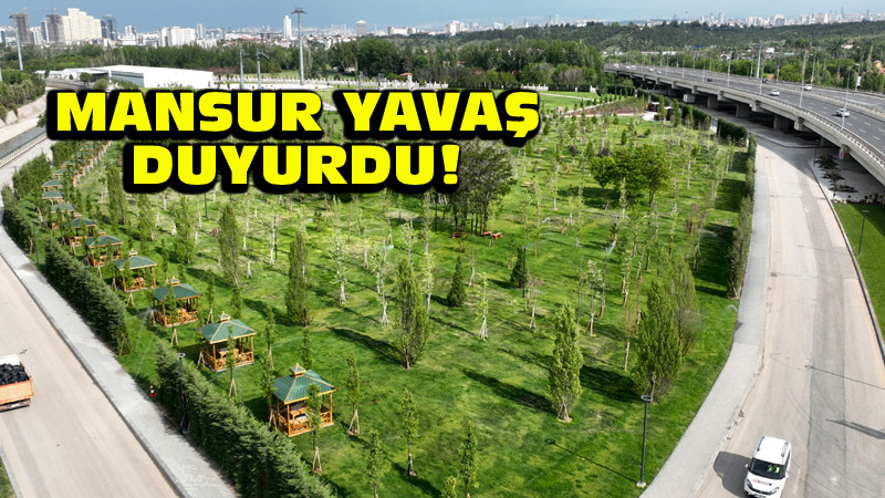 Atatürk Orman Çiftliğine Yeni Yeşil Alan