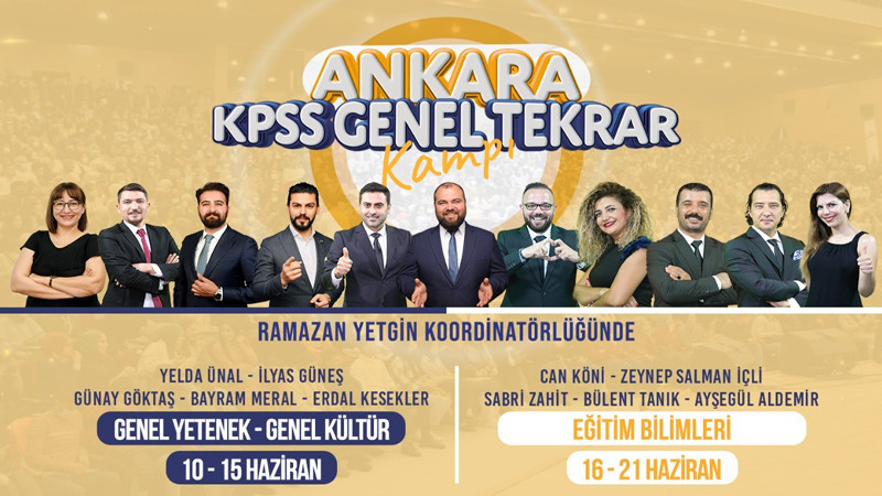 Ankara'da Ücretsiz KPSS Genel Tekrar Kursu