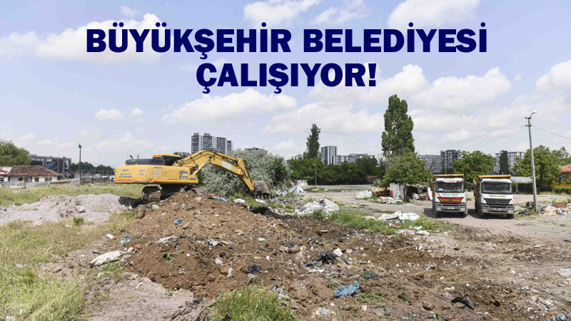 Ankara'da Hafriyat Alanlarında Temizlik Sürüyor