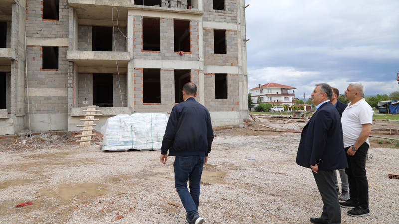 Çubuk'a Yeni Tapu Binası Yapımı Sürüyor