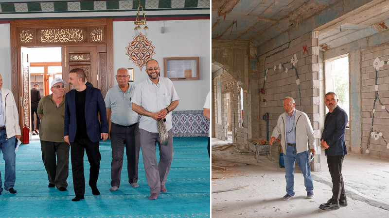 Murat Ercan'dan Sincan'da Yeni Camilere Ziyaret