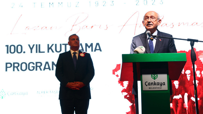 Kılıçdaroğlu, Çankaya'da Lozan Pragramına Katıldı
