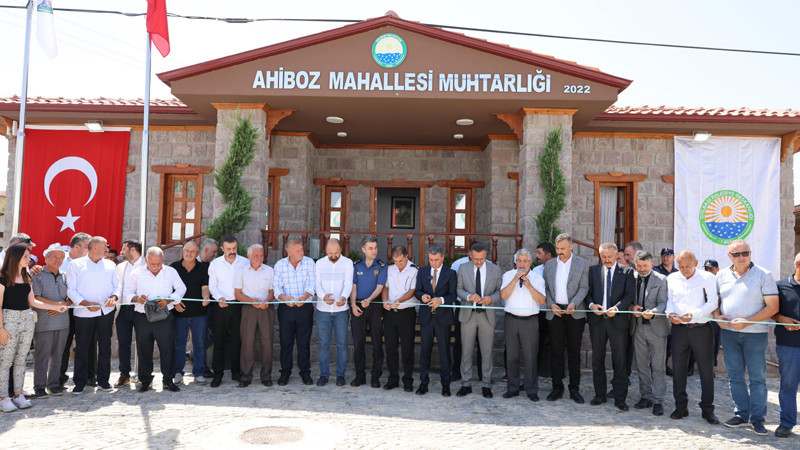 Ahiboz Mahallesi Muhtarlık Binası Hizmete Açıldı