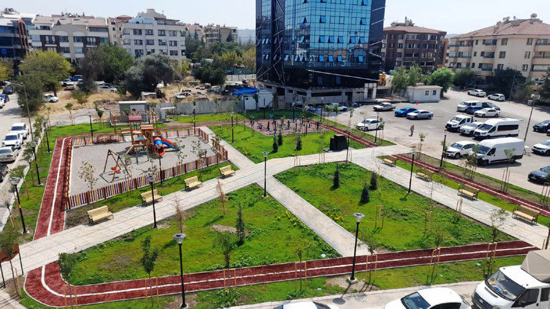 Çankaya'ya 8 Yeni Park Daha Yapıldı
