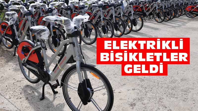 Başkent'e Yeni Elektrikli Bisikletler Geldi