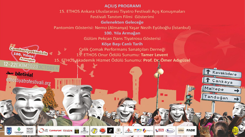 Çankaya'da Ethos Uluslararası Tiyatro Festivali Başladı