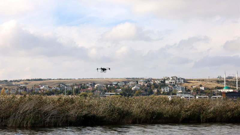 Gölbaşı Artık Drone'larla İlaçlanıyor
