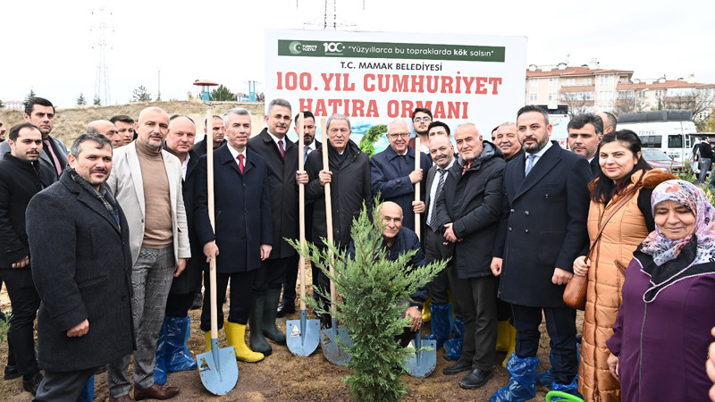 Mamak'a 100. Yıl Cumhuriyet Hatıra Ormanı