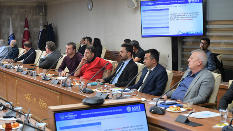 ASKİ'den 'Taşkın Yönetim Planı' Toplantısı