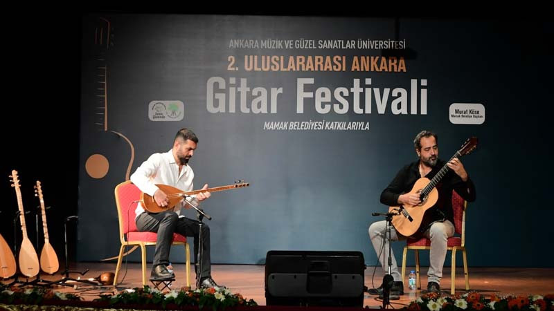 Mamak'ta Gitar Festivali Düzenlendi