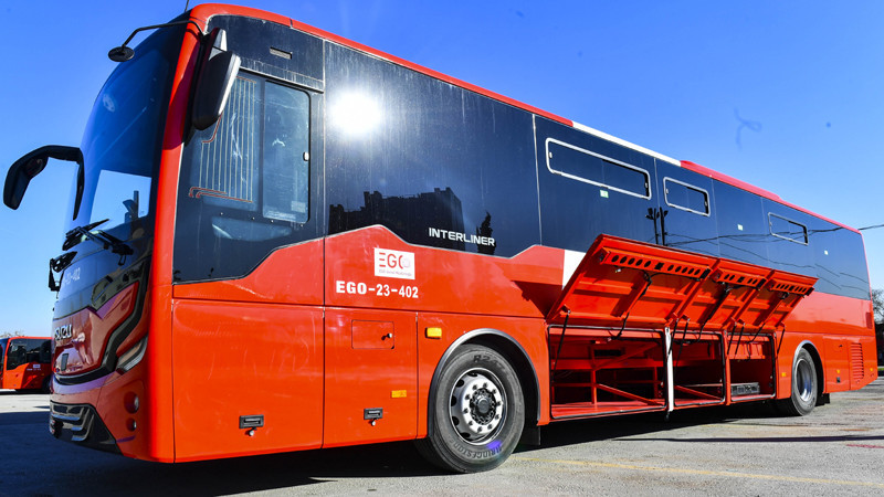 Esenboğa'ya Bagaj Tasarımlı Yeni EGO Otobüsleri