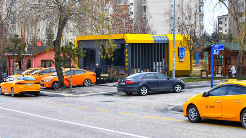 Başkent'te Modern Taksi Duraklarının Sayısı Artıyor