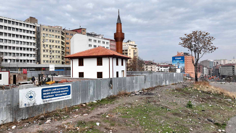 Ulus Hamidiye Camii Yeniden Ayağa Kaldırılıyor