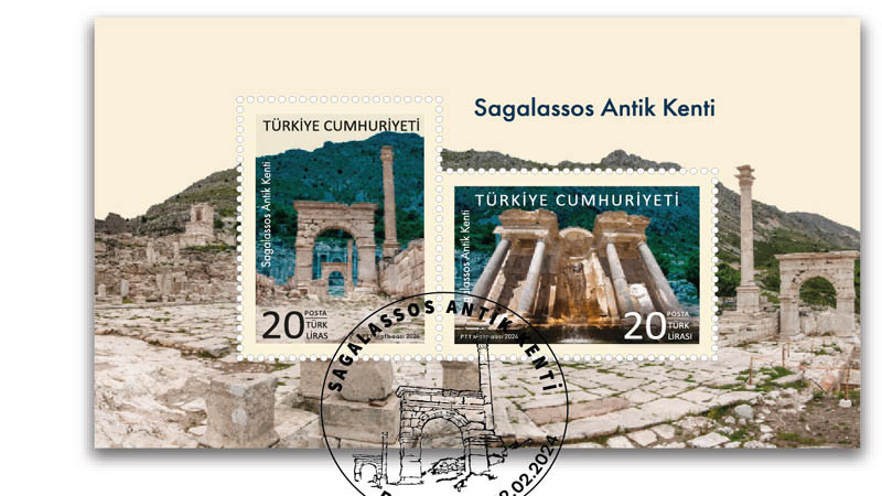 PTT'den Sagalassos Antik Kenti İçin Anma Pulu