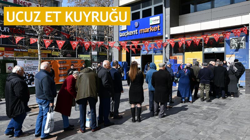 Ankara Büyükşehir Ucuz Et Satışına Başladı