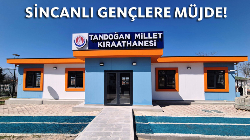 Sincan'da Tandoğan Millet Kıraathanesi Açıldı
