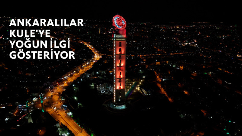 Atatürk Cumhuriyet Kulesi'ne Ziyaretçi Akını