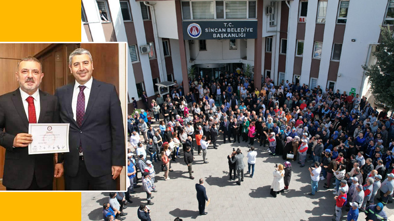 Sincan Belediye Başkanı Murat Ercan Mazbatasını Aldı