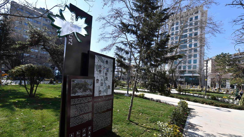 Kızılay Zafer Parkı'na Dışişleri Şehiti Anıtı!