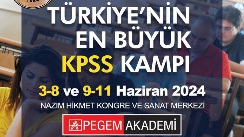 Türkiye'nin En Büyük KPSS Kampı Başlıyor