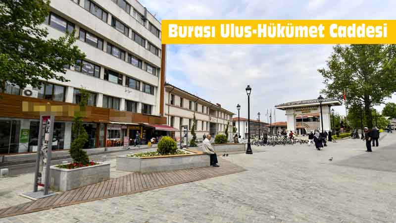 Ulus Hükümet Caddesi'nde Yenileme Çalışmaları Bitti