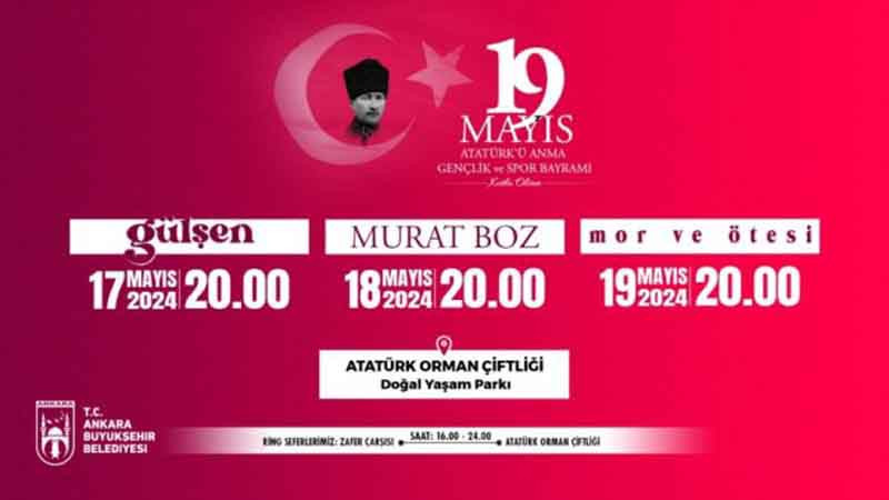 Ankara 19 Mayıs'ı Büyük Bir Coşkuyla Kutlayacak