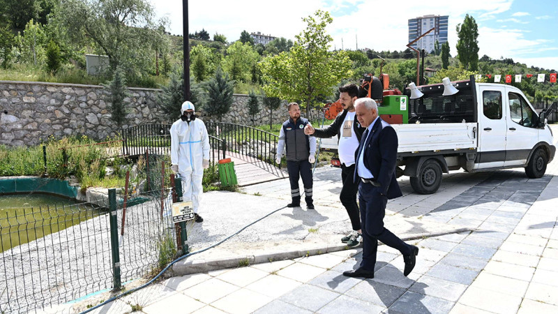 Üreğil Millet Bahçesi Yaza Hazırlanıyor