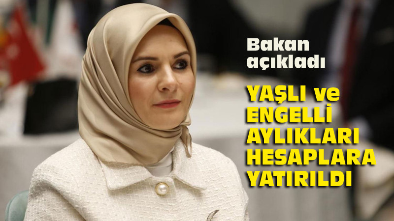 Yaşlı Aylığı ve Engelli Aylıkları Hesaplara Yatırıldı