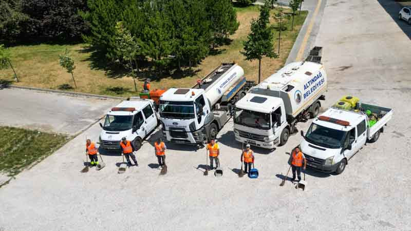 Altındağ'da Temizlik Seferberliği Sürüyor