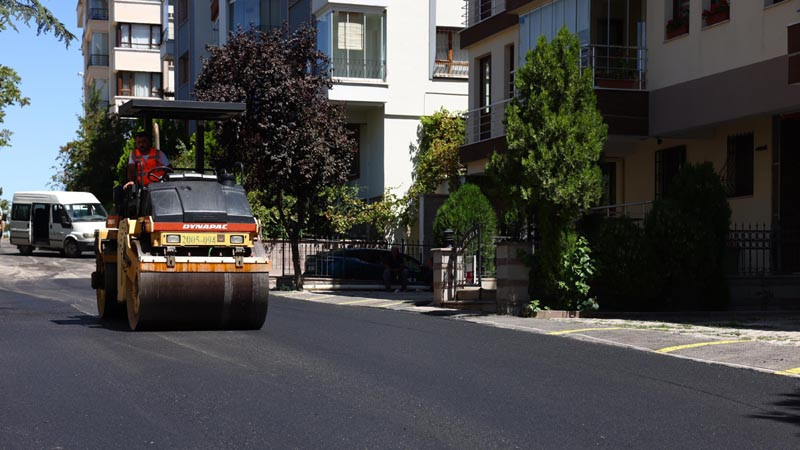 Çankaya'nın Dört Bir Yanı Asfaltlanıyor