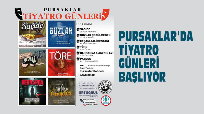 Pursaklar'da 6 Gün 6 Farklı Tiyatro Oyunu