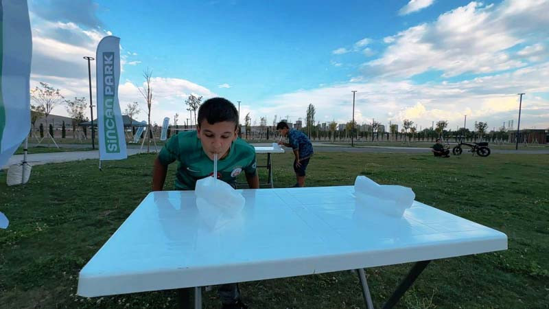 Sincan Park'da Hafta Sonu Dolu Dolu Geçiyor