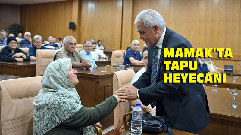 Mamak'ta Tapular Hak Sahiplerine Dağıtılıyor