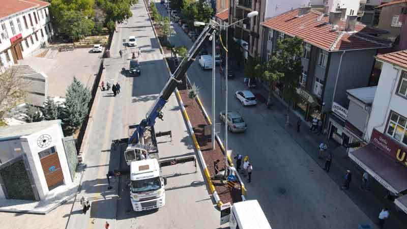 Haymana'da Elektrik Direkleri Yenileme Çalışması Başladı