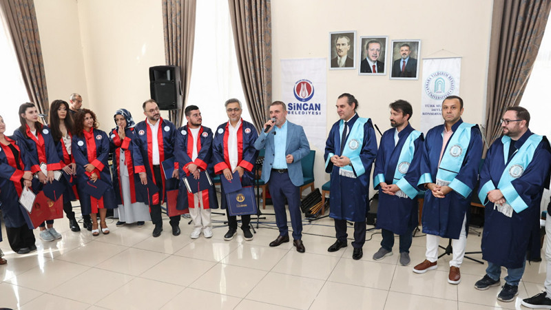 Sincan'da Türk Musikisi Konservatuvarı'nda Diploma Heyecanı