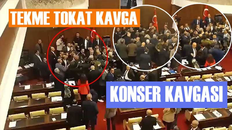 Ankara Büyükşehir Meclisi'nde Tekme Tokat Kavga