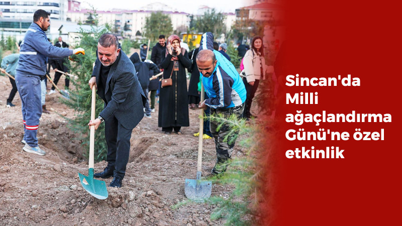 Sincan'da Fidan Dikim Etkinliği Gerçekleştirildi