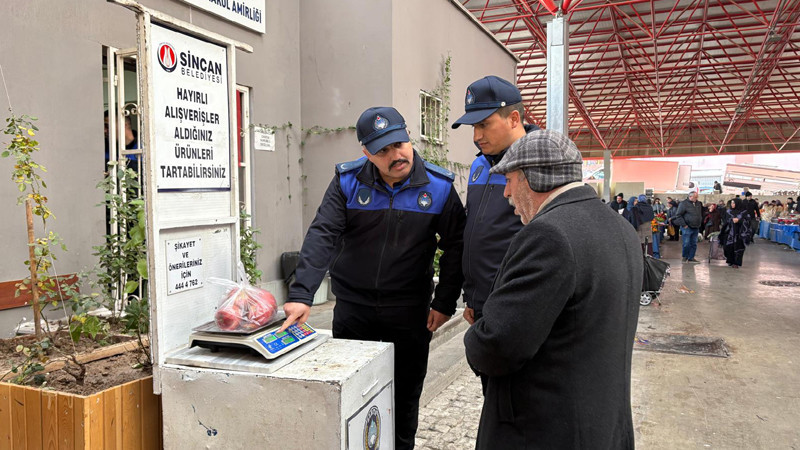 Sincan Belediyesi Zabıta Ekipleri Sıkı Denetimde