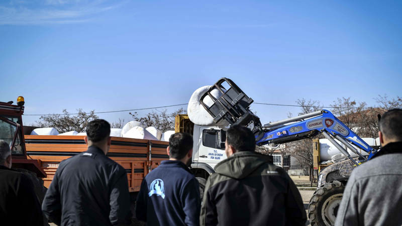 Ankara Çiftçisine Mısır Silajı Desteği Başladı