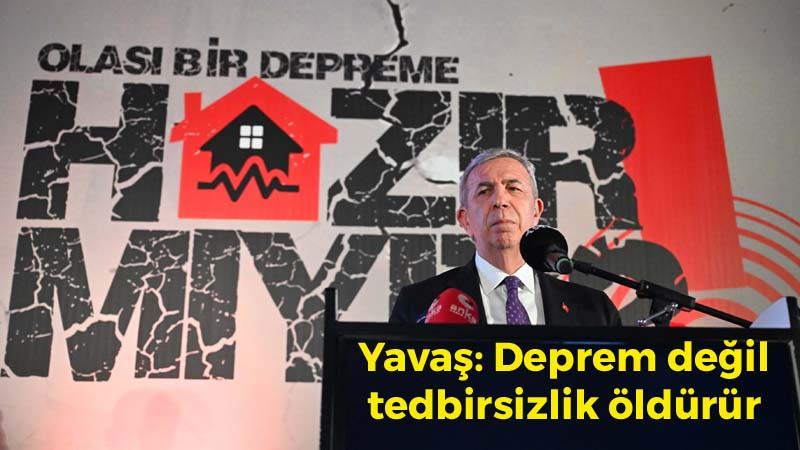 Mansur Yavaş Ankara'nın Deprem Riskini Anlattı