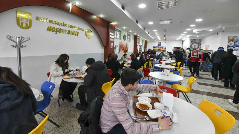 Ankara'da Üniversite Öğrencilerine Sıcak Yemek Desteği