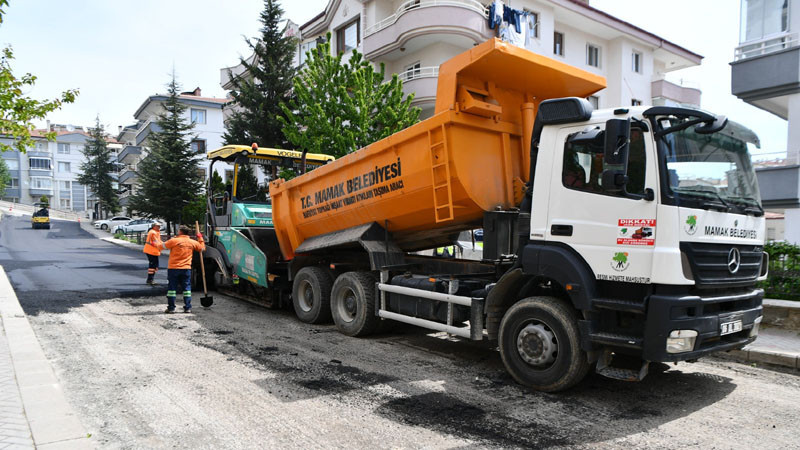 Mamak Belediyesi Asfalt Çalışmalarına Başladı