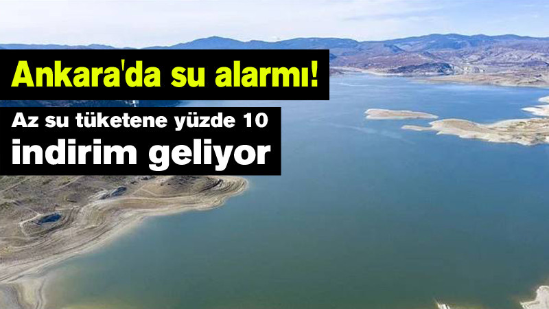 Ankara'da Az Su Tüketene Yüzde 10 İndirim Kararı