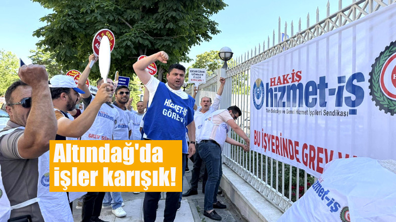 Altındağ'da Direnen İşçilere Müdahale 